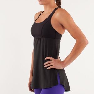 Lululemon Black Venus Workout Yoga Tank Size 4